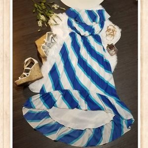 Lilly Pulitzer "Caldwell" Strapless Hi-Low Dress